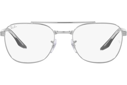 Okulary korekcyjne Ray-Ban RX6485 2502 Kwadratowe Srebrne