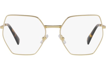 Okulary korekcyjne Miu Miu MU50VV 5AK1O1 Nieregularny Złote