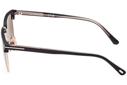 Ochelari de soare Tom Ford FT0997-H 02D Polarized Browline Negri