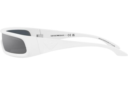 Okulary przeciwsłoneczne Emporio Armani EA4190U 59596G Pojedyncze | Shield Białe