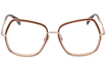 Okulary korekcyjne Max Mara MM5076 038 Kwadratowe Złote