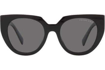 Okulary przeciwsłoneczne Prada PR14WS 1AB5Z1 Polarized Kocie oczy Czarne