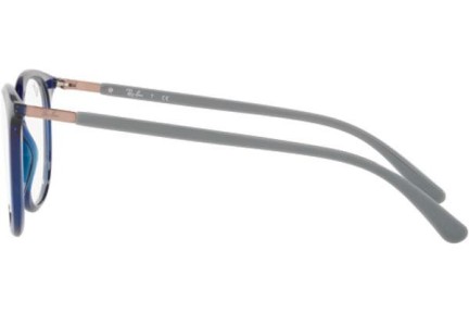 Okulary korekcyjne Ray-Ban RX7190 8084 Kwadratowe Niebieskie