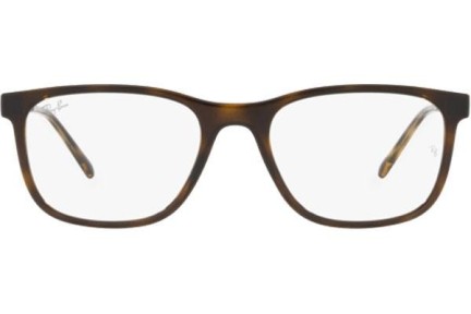 Okulary korekcyjne Ray-Ban RX7244 2012 Prostokątne Havana