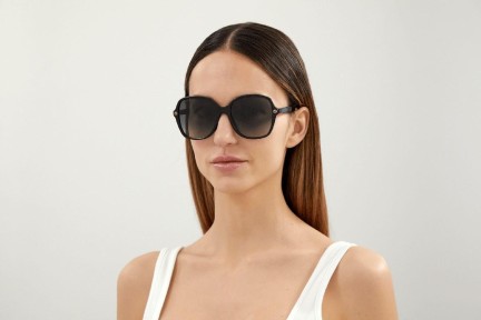 Okulary przeciwsłoneczne Gucci GG0092S 001 Oversize Czarne