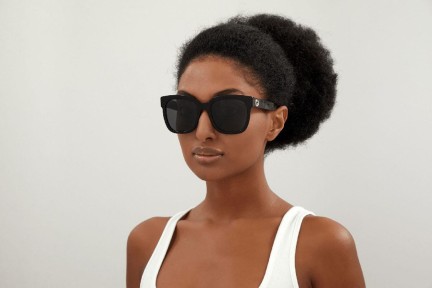 Okulary przeciwsłoneczne Gucci GG0034S 001 Kwadratowe Czarne