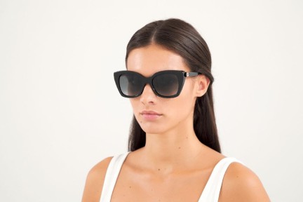 Okulary przeciwsłoneczne Gucci GG0921S 001 Polarized Kwadratowe Czarne