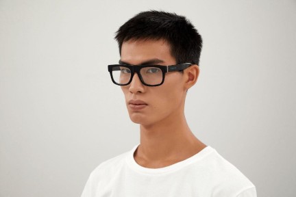 Okulary korekcyjne Gucci GG1137O 002 Flat Top Czarne