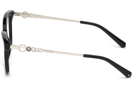 Okulary korekcyjne Swarovski SK5306 001 Kwadratowe Czarne