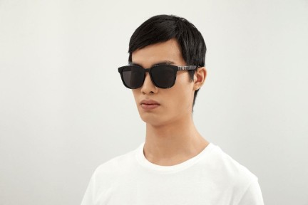 Okulary przeciwsłoneczne Gucci GG0637SK 001 Kwadratowe Czarne
