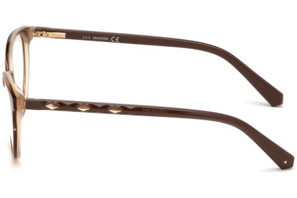 Okulary korekcyjne Swarovski SK5302 047 Kocie oczy Brązowe