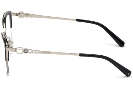 Okulary korekcyjne Swarovski SK5307 016 Kocie oczy Czarne