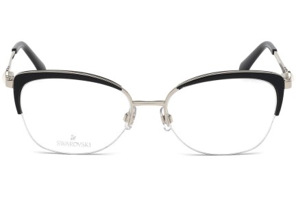 Okulary korekcyjne Swarovski SK5307 016 Kocie oczy Czarne