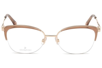 Okulary korekcyjne Swarovski SK5307 032 Kocie oczy Złote