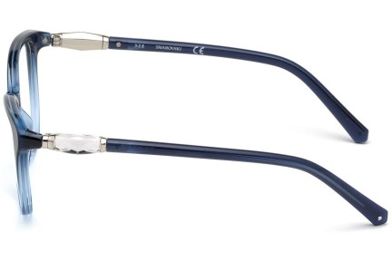 Okulary korekcyjne Swarovski SK5311 092 Kocie oczy Niebieskie