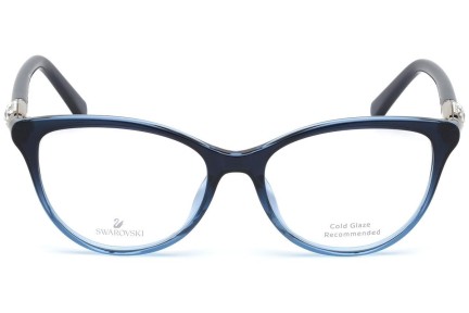 Okulary korekcyjne Swarovski SK5311 092 Kocie oczy Niebieskie