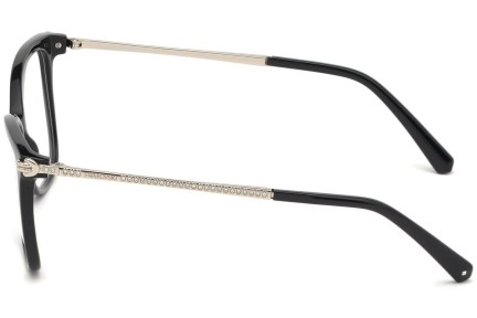 Okulary korekcyjne Swarovski SK5316 001 Kocie oczy Czarne
