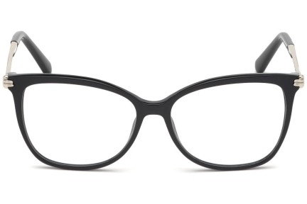 Okulary korekcyjne Swarovski SK5316 001 Kocie oczy Czarne