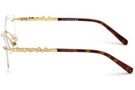 Okulary korekcyjne Swarovski SK5346 030 Kwadratowe Złote