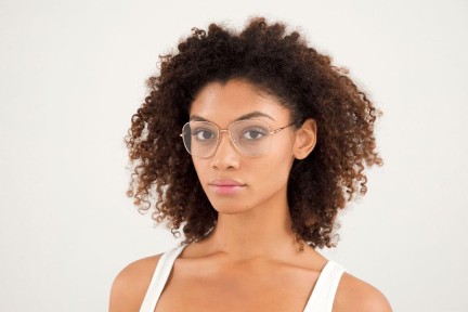 Okulary korekcyjne Chloe CH0020O 002 Pilotki (Aviator) Różowe