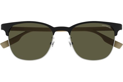 Okulary przeciwsłoneczne Mont Blanc MB0183S 004 Kwadratowe Czarne