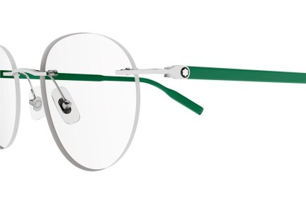 Okulary korekcyjne Mont Blanc MB0224O 004 Okrągłe Srebrne