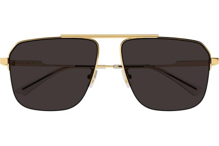 Okulary przeciwsłoneczne Bottega Veneta BV1149S 008 Pilotki (Aviator) Złote