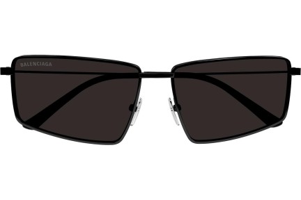 Okulary przeciwsłoneczne Balenciaga BB0195S 001 Prostokątne Czarne