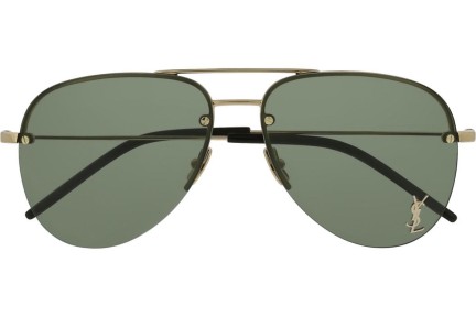 Okulary przeciwsłoneczne Saint Laurent CLASSIC11M 003 Pilotki (Aviator) Złote