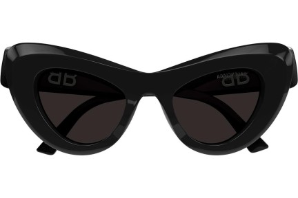 Okulary przeciwsłoneczne Balenciaga BB0204S 001 Kocie oczy Czarne