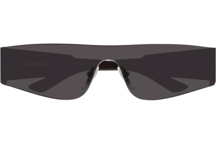 Okulary przeciwsłoneczne Balenciaga BB0041S 001 Pojedyncze | Shield Szare
