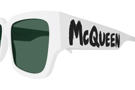 Napszemüvegek Alexander McQueen AM0329S 003 Szogletes Fehér