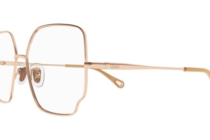 Okulary korekcyjne Chloe CH0096O 006 Oversize Złote