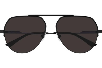 Okulary przeciwsłoneczne Bottega Veneta BV1150S 005 Pilotki (Aviator) Czarne