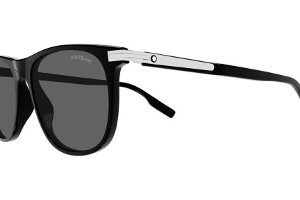 Okulary przeciwsłoneczne Mont Blanc MB0216S 001 Kwadratowe Czarne