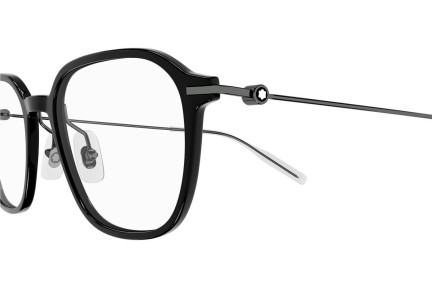 Okulary korekcyjne Mont Blanc MB0207O 001 Kwadratowe Czarne