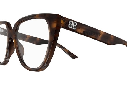 Okulary korekcyjne Balenciaga BB0129O 008 Kwadratowe Havana