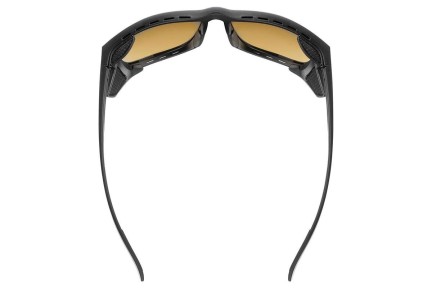 Okulary przeciwsłoneczne uvex sportstyle 312 VPX 2261 Polarized Kwadratowe Czarne