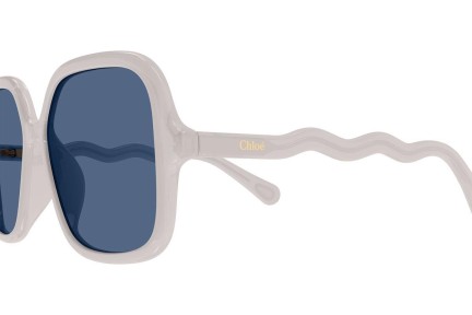 Okulary przeciwsłoneczne Chloe CC0009SA 004 Kwadratowe Białe