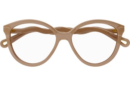 Okulary korekcyjne Chloe CH0089O 003 Kocie oczy Beżowe