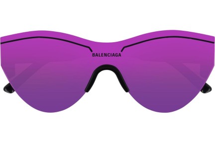 Okulary przeciwsłoneczne Balenciaga BB0004S 002 Pojedyncze | Shield Czarne