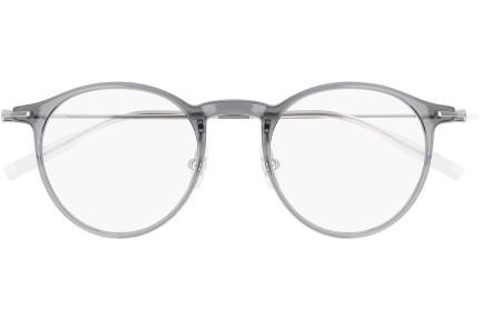Okulary korekcyjne Mont Blanc MB0099O 001 Okrągłe Szare