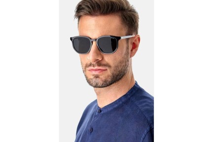 Okulary przeciwsłoneczne Polaroid PLD2095/S 807/M9 Polarized Kwadratowe Czarne