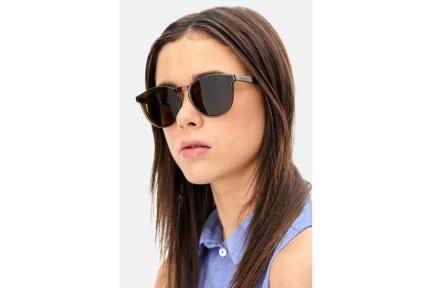 Okulary przeciwsłoneczne Polaroid PLD6143/S 09Q/SP Polarized Okrągłe Brązowe