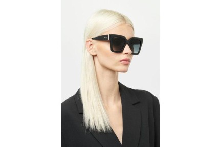 Okulary przeciwsłoneczne Jimmy Choo EDNA/S 807/9O Kwadratowe Czarne