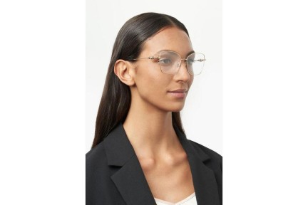 Okulary korekcyjne Jimmy Choo JC357 2M2 Kocie oczy Złote