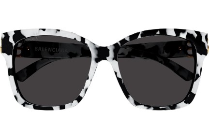 Okulary przeciwsłoneczne Balenciaga BB0102SA 007 Kwadratowe Białe