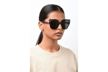 Okulary przeciwsłoneczne Jimmy Choo MYA/S25TH KB7/IR Kocie oczy Szare