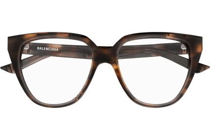 Okulary korekcyjne Balenciaga BB0129O 008 Kwadratowe Havana