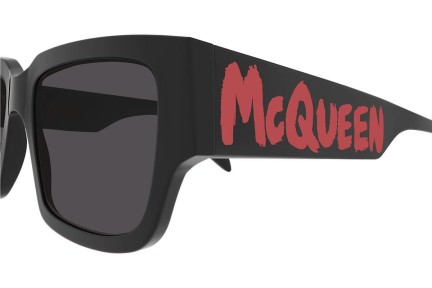 Okulary przeciwsłoneczne Alexander McQueen AM0329S 002 Kwadratowe Czarne
